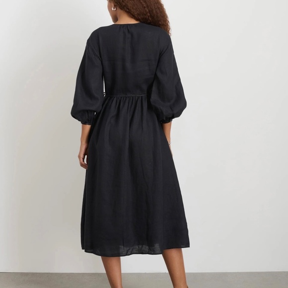 Alex Mill Lauren Wrap Dress in Linen, Size S, NWT - Picture 7 of 7